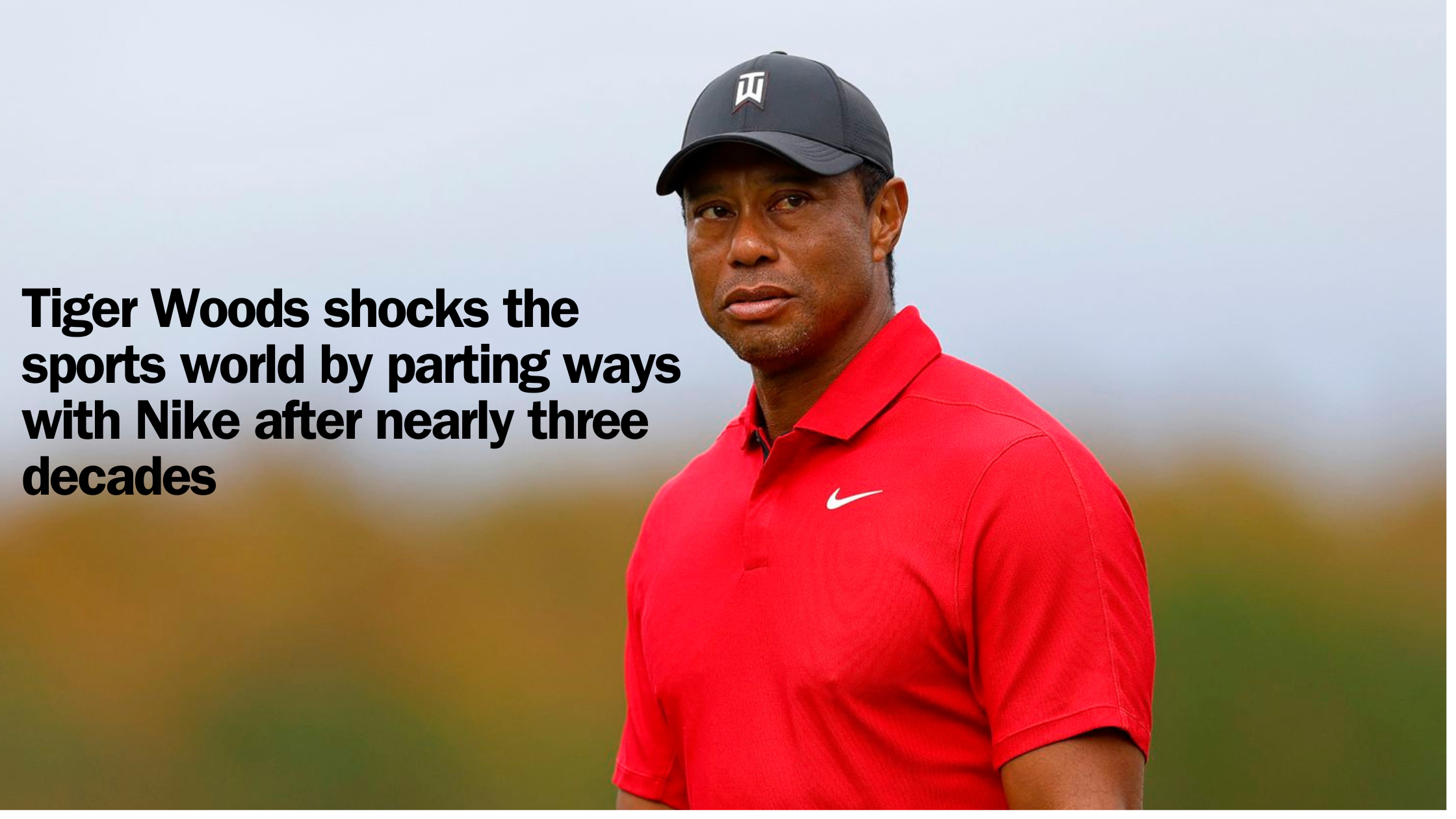 Tiger Woods End Relation with Nike